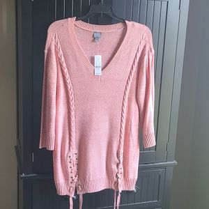 New York and Co Soho pink sweater